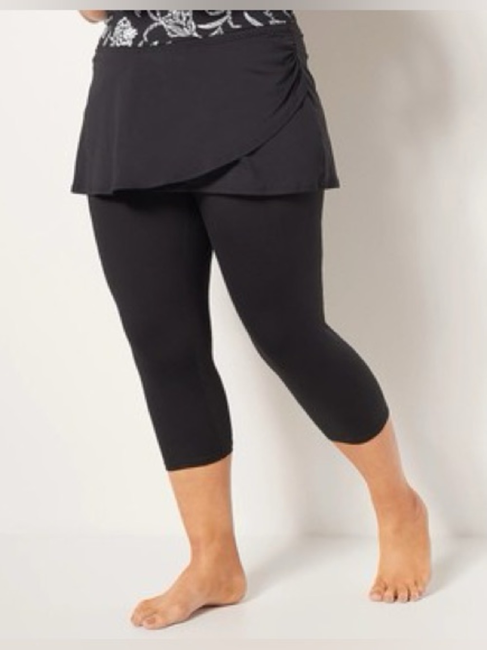 Lands' End Regular High Waisted UPF 50 Skirted Swim Leggings women’s size 2X